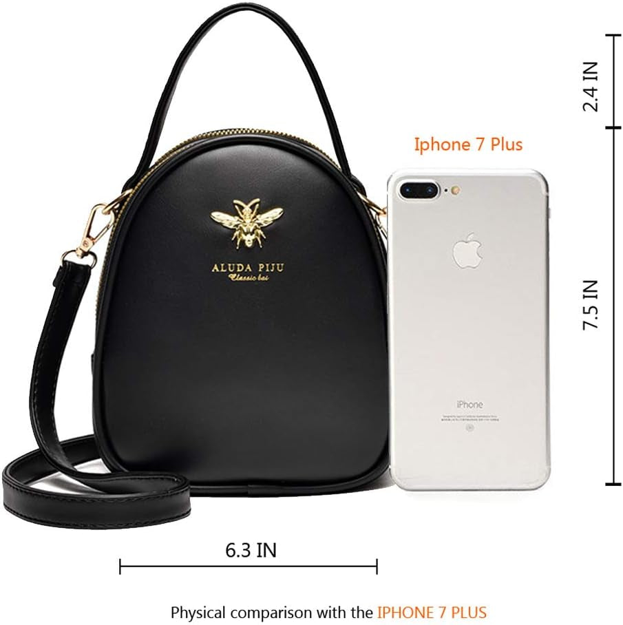 Women's Small Crossbody Shoulder Bag - Stylish Messenger Purse with Wallet