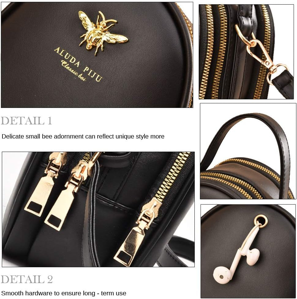 Women's Small Crossbody Shoulder Bag - Stylish Messenger Purse with Wallet