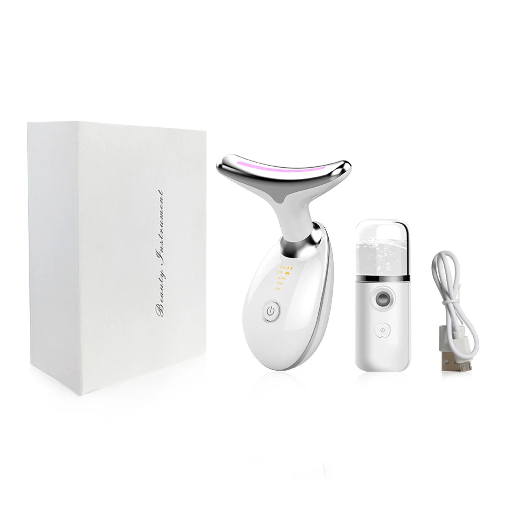 Face Lifting Machine EMS Facial Microcurrent Device Neck Face Lifting Massager Skin Tighten Anti-Wrinkle Double Chin Remover