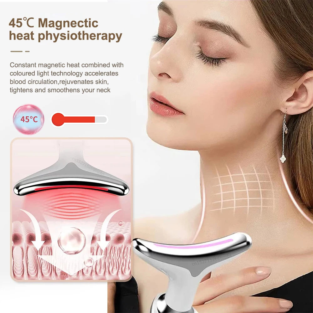 Face Lifting Machine EMS Facial Microcurrent Device Neck Face Lifting Massager Skin Tighten Anti-Wrinkle Double Chin Remover